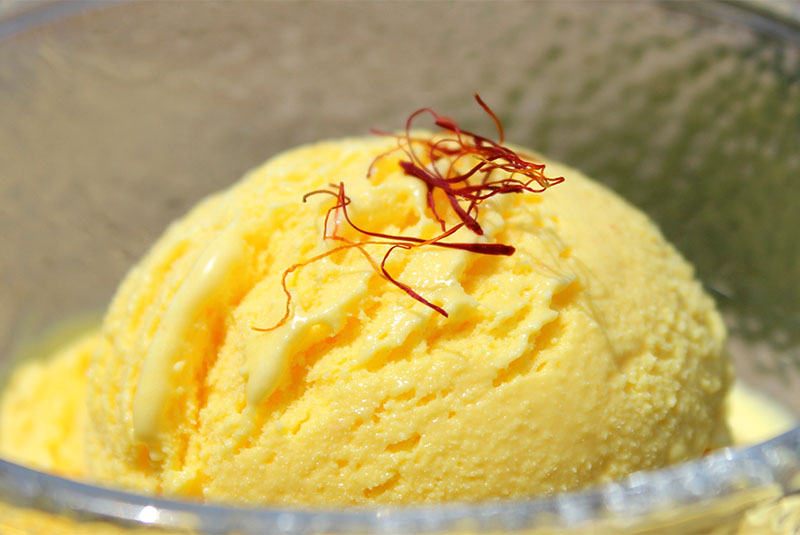 Saffron Ice Cream