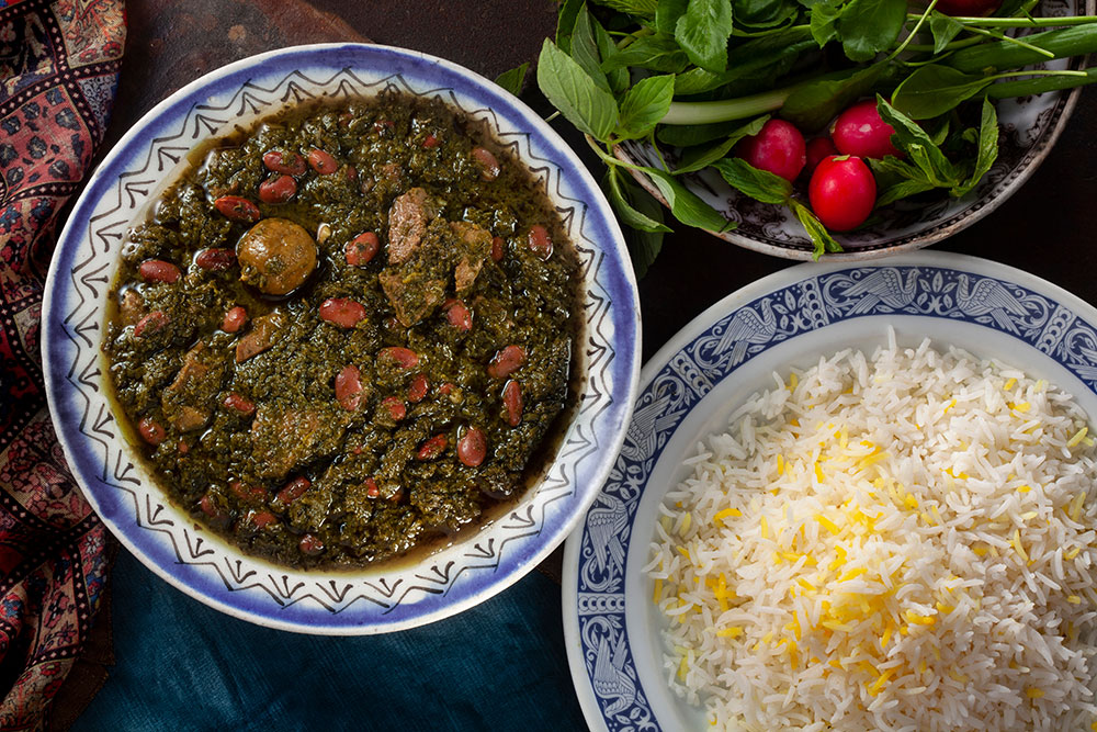 Khoresht-e Ghormeh Sabzi (Herb Stew)