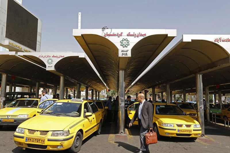 taxi in iran