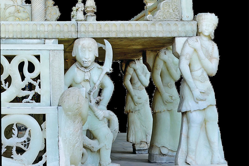 marble throne