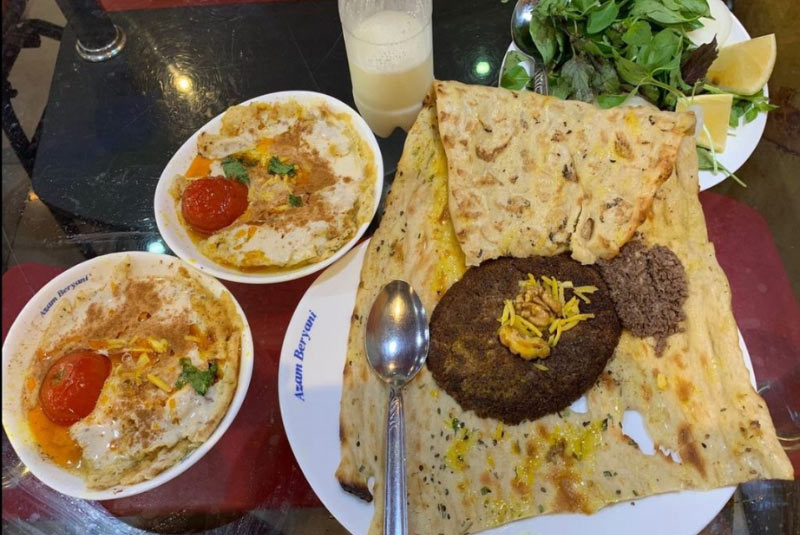 azam beryani isfahan restaurant