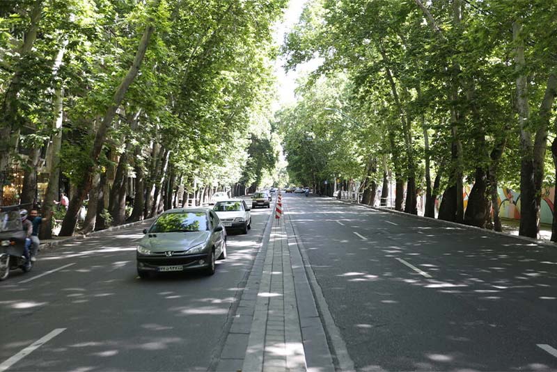 valiasr street tehran