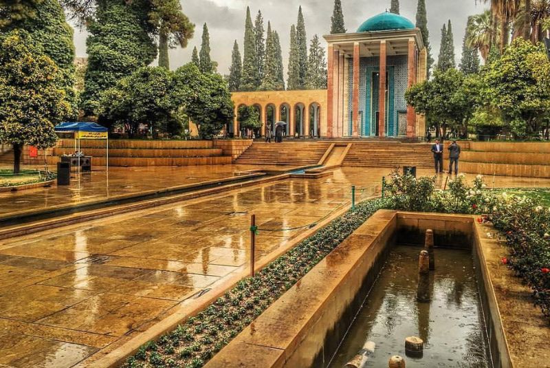 Saadi Tomb and Garden in Shiraz