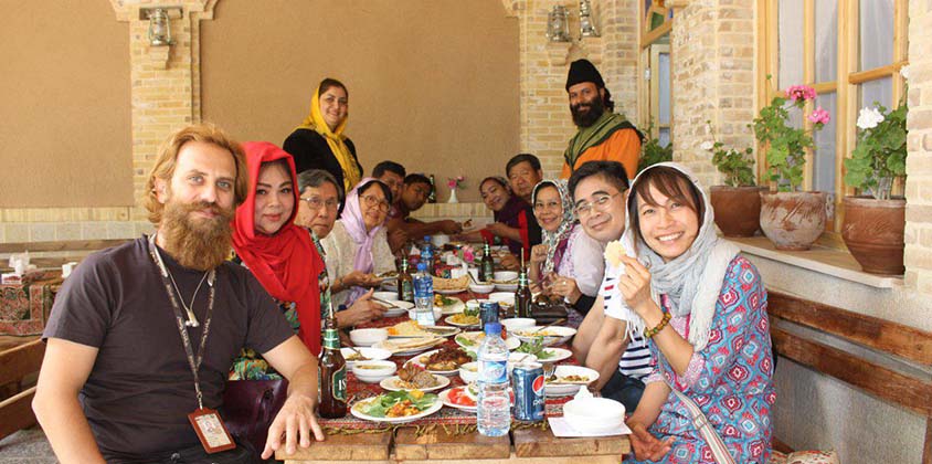 Tourists in Iran