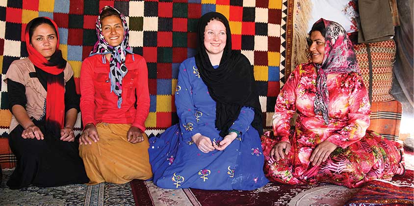 Woman Tourist in Iran