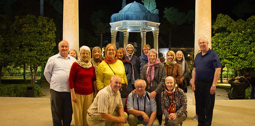 Tourists in Iran