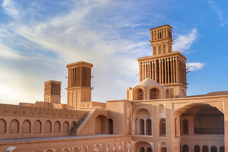 Windcatcher Towers in Iran