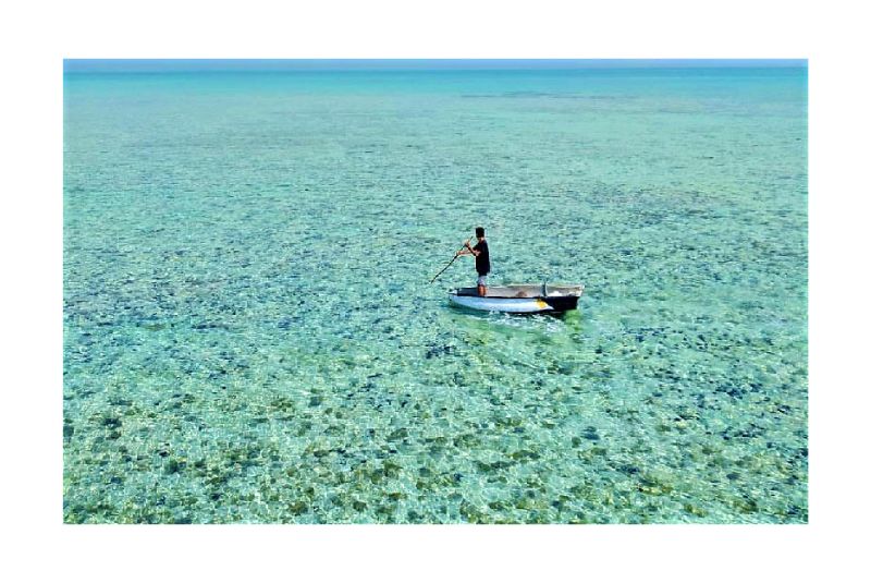 Boating on Lavan Island