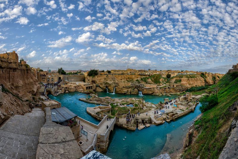 Shushtar Hydraulic System Location and Geography