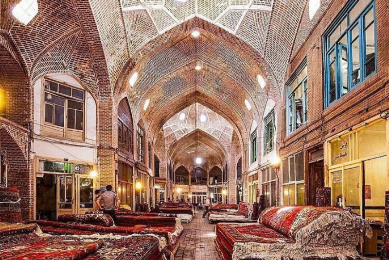 Tabriz Bazaar Main Sections