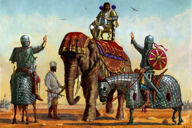 28. Sassanid Elephant Corps
