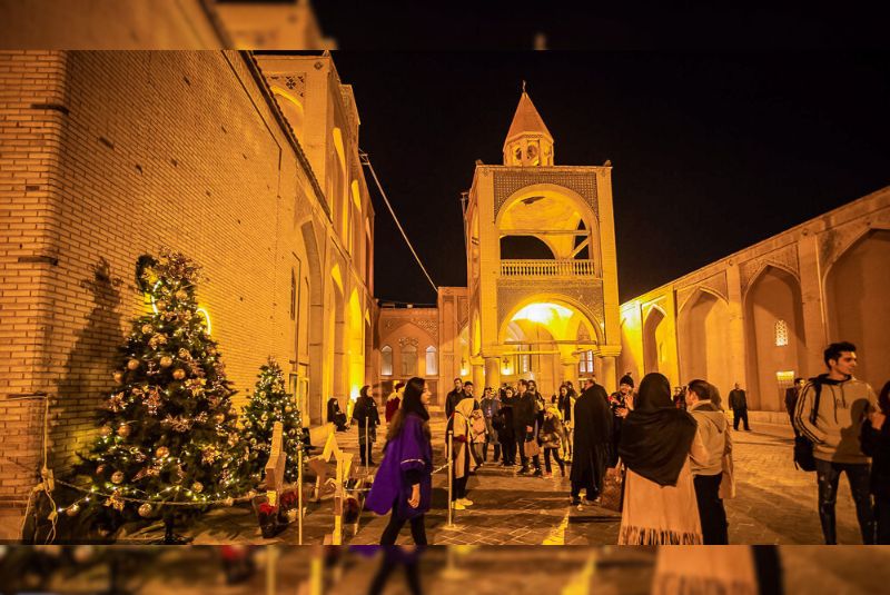 Jolfa Neighborhood During Christmas