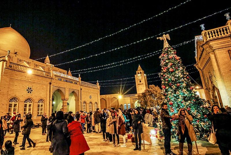 Jolfa Neighborhood During Christmas