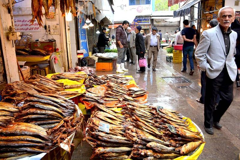 Market Goods of Rasht Bazaar