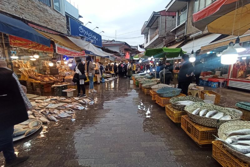 Architectural Layout of Rasht Bazaar