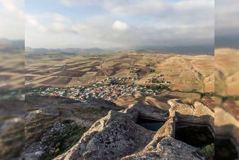 Architecture of Cannibal Castle in Ardabil