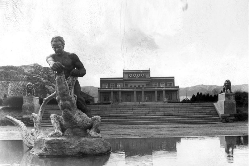 Statues at Kooh Sangi Park in Mashhad