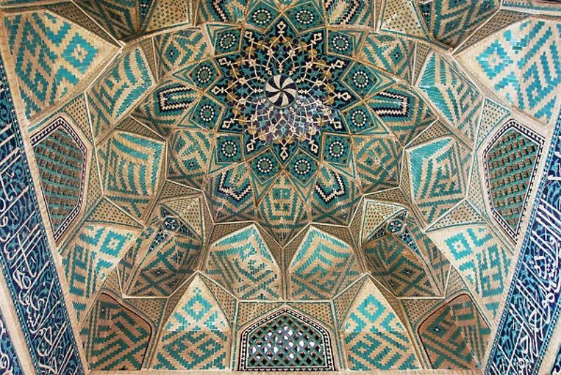 Kerman’s Jameh Mosque Interior Details