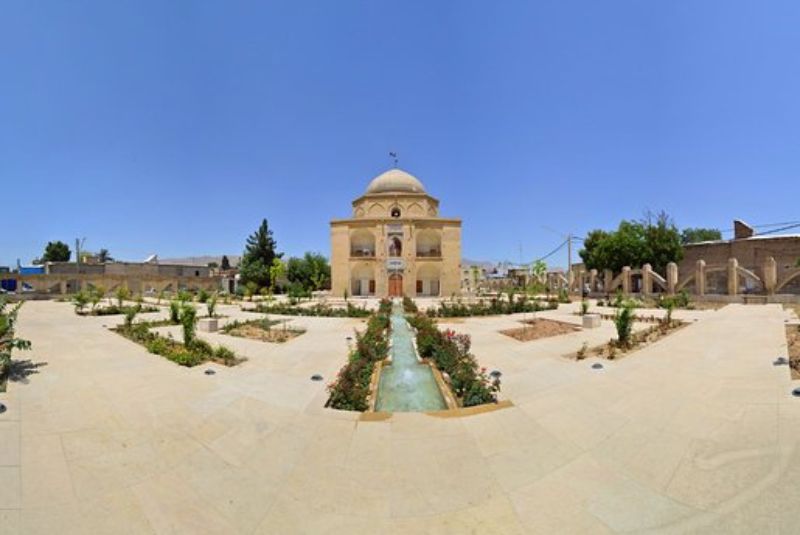 Architecture of Bibi Dokhtaran Mausoleum in Shiraz