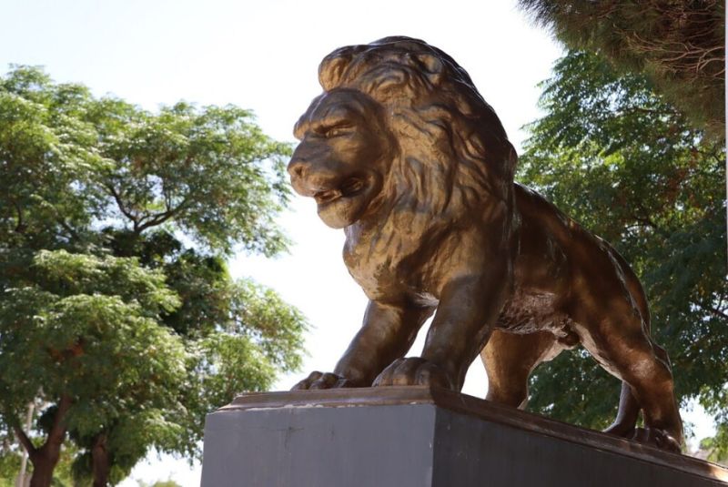 Statues at Kooh Sangi Park in Mashhad