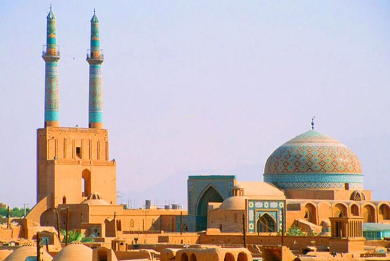 Different Sections of the Masjed Jameh Yazd