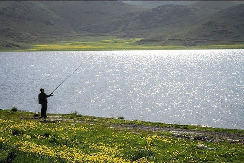 Fishing at Neor Lake