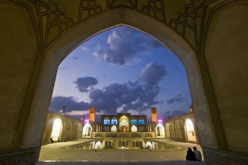 Different Parts of the Agha Bozorg Mosque