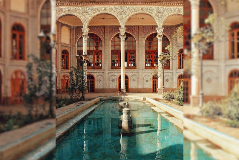 Different Sections of Behnam House in Tabriz