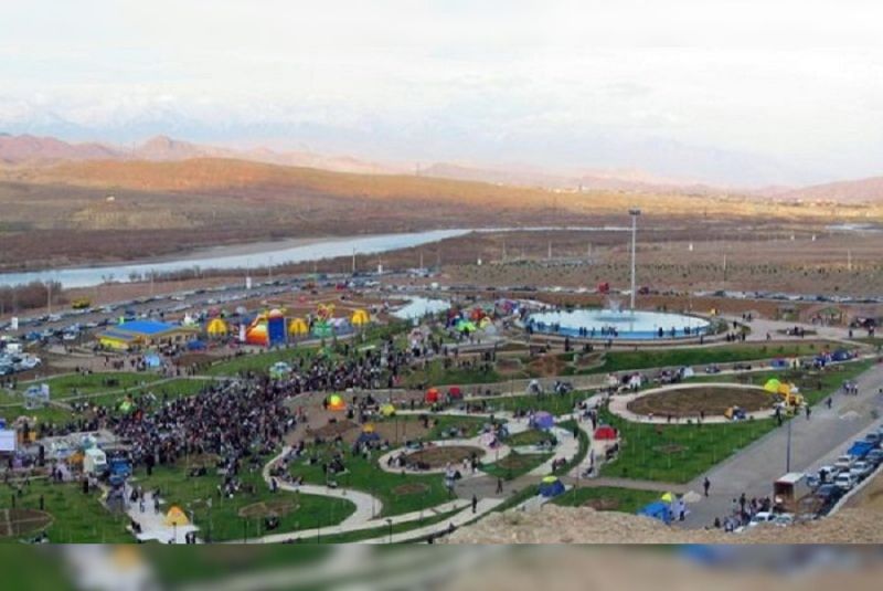 Different Sections of Tabriz Grand Park