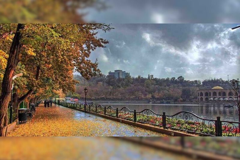 Different Parts of El-Gölü Park in Tabriz