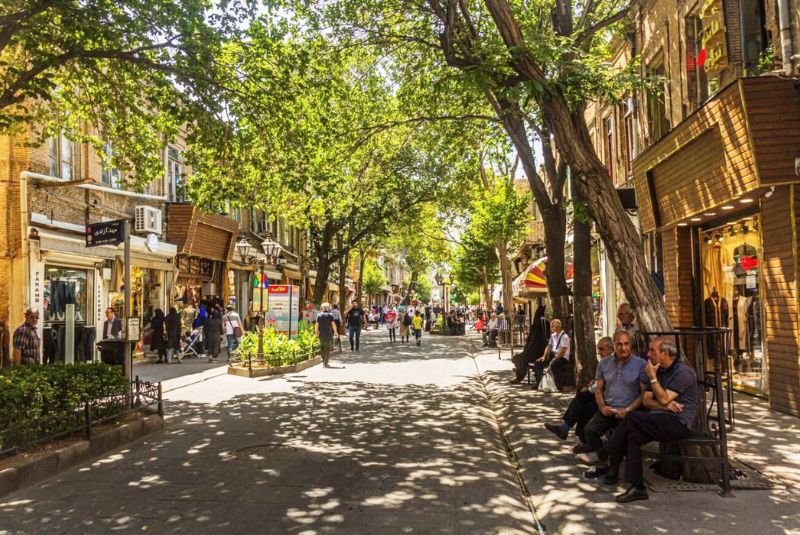 Tarbiat Pedestrian Walk