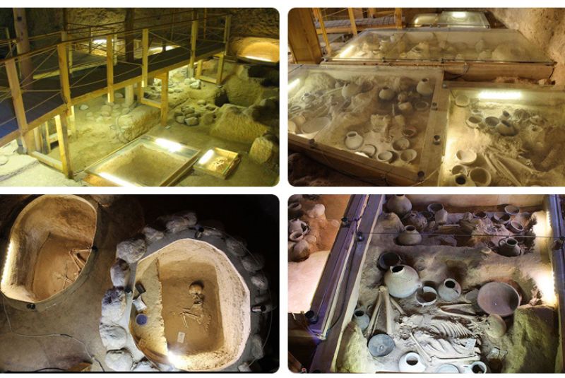 Different Parts of the Iron Age Museum